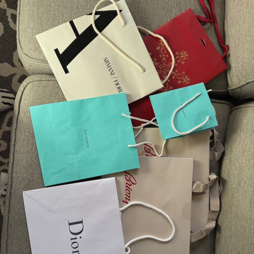 7 Designer Gift Bags Shopping Bags